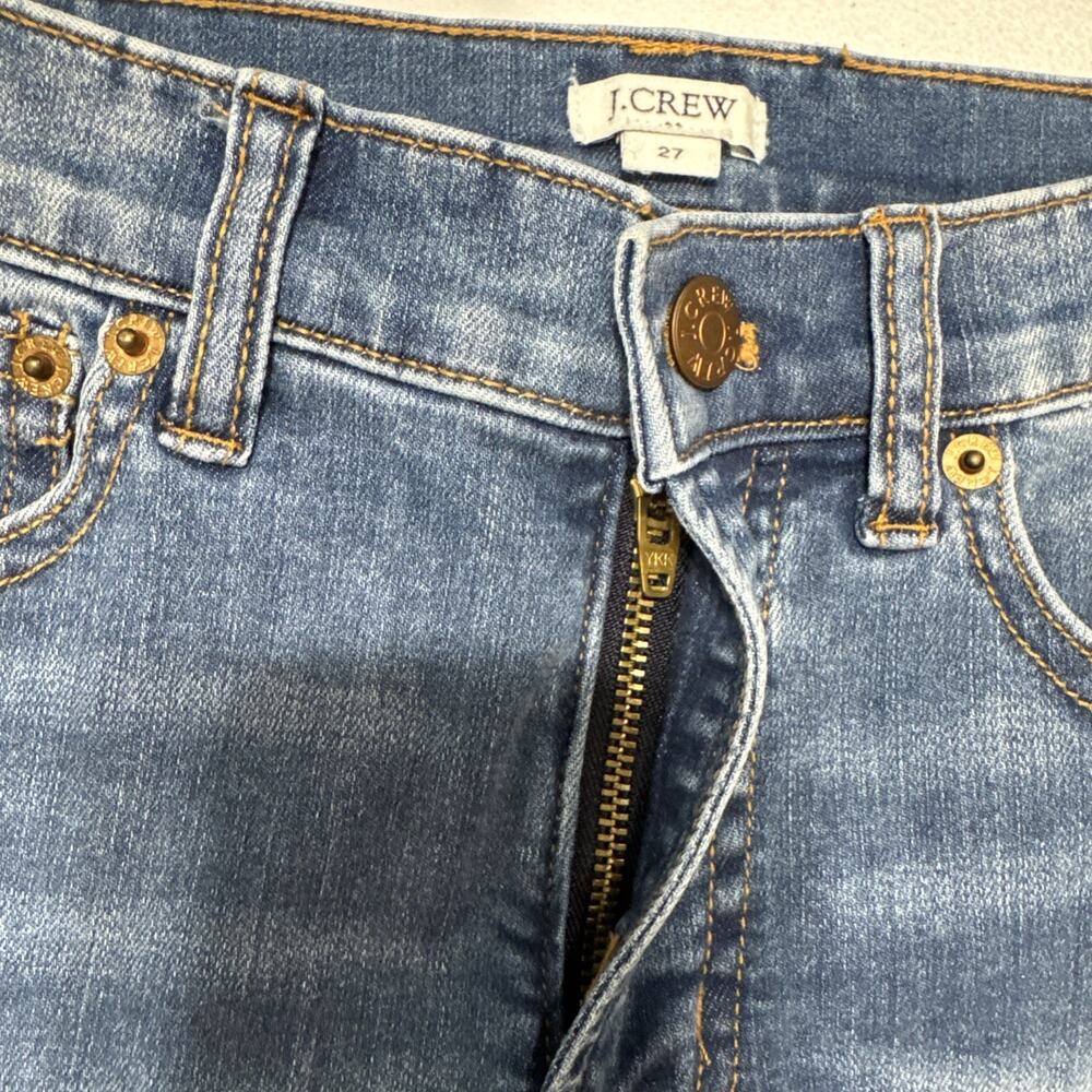 J.Crew Jeans Womens Size 27 Blue Skinny Stretch Denim Pants Casual - Picture 3 of 10
